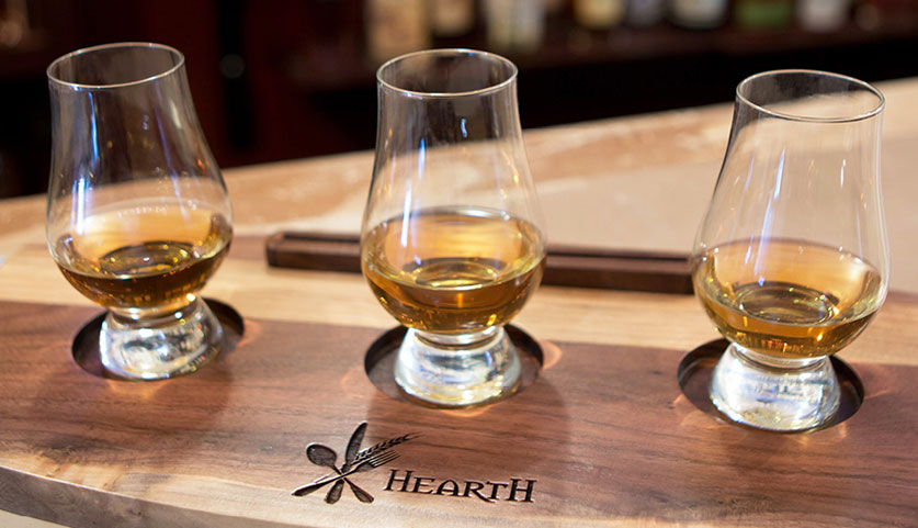 Hearth Whiskey Flights